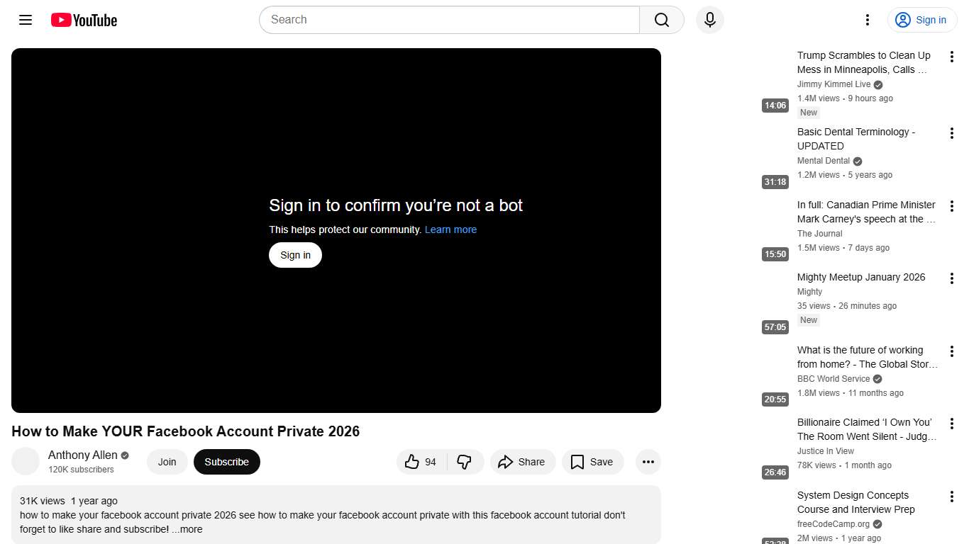 How to Make YOUR Facebook Account Private 2026 - YouTube